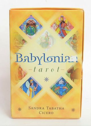 The Babylonian Tarot By Sandra Tabatha Cicero Rare Tarot Cards Set Oop