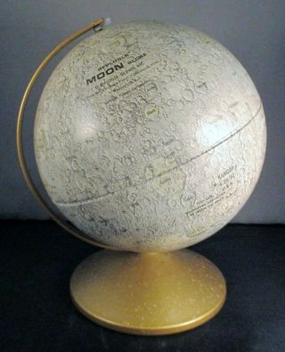 Vintage Mid Century Modern Replogle Moon Globe