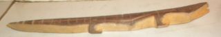 Old Hand Carved Wooden Alligator Made By Seminole Indian Boy