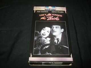 They All Kissed The Bride Joan Crawford Vhs Rare (1942)