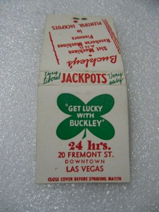 Las Vegas " Rare " 50s Buckley 