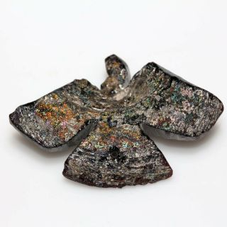 Very Rare Roman Glass Dove Ornament Circa 200 - 400 Ad - Restored