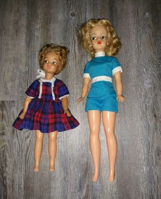 Vintage Ideal Tammy And Pepper Dolls