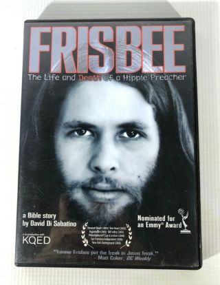 Frisbee - The Life And Death Of A Hippie Preacher Dvd 2005 Documentary Rare
