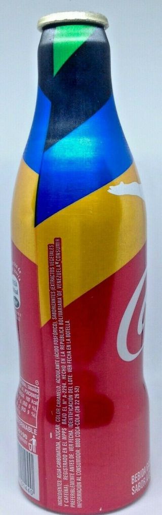 S Coca - Cola London 2012 (VERY RARE) Aluminum Bottle From Venezuela (Swimming) 3