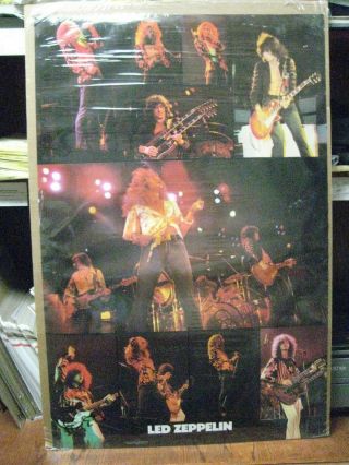 Vintage Led Zeppelin 1982 Poster Music Rock Band Artist 13294