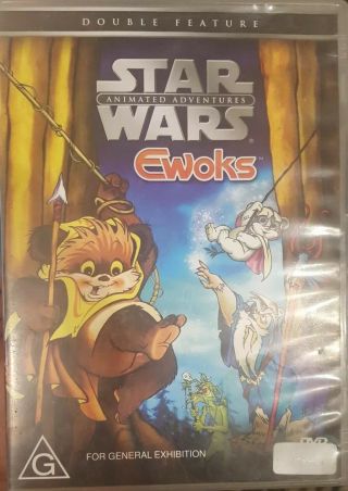 Ewoks: Star Wars Animated Adventures Rare Cartoon Double Feature Dvd Like Droids