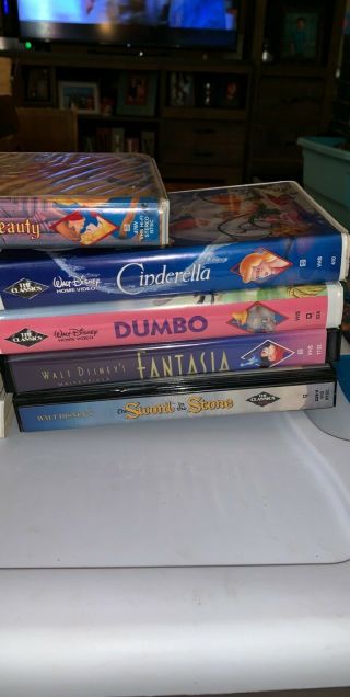 RARE Disney VHS tapes BLACK DIAMOND 3
