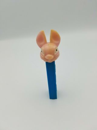 Vtg Rare Pez Dispenser Pink Bunny Rabbit - No Feet
