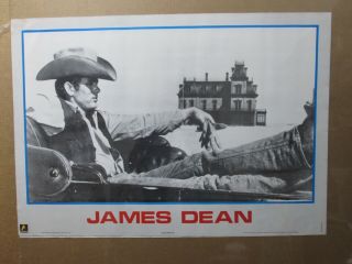 Vintage James Dean 1987 Poster Movie Giant Scene 12743