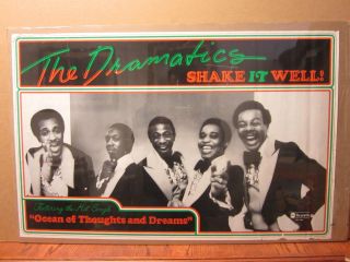The Dramatics Shake It Well Rock N Roll Vintage Poster 964