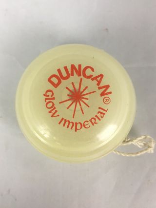Vintage Antique Duncan Yo Yo - Glow Imperial - With String - Glow In The Dark