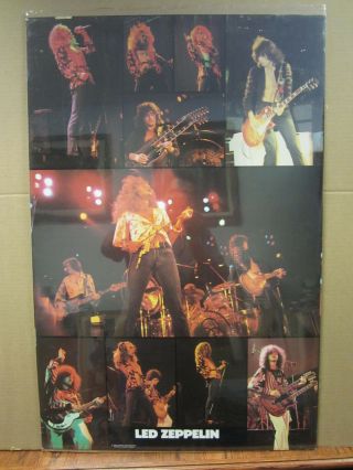 Vintage Led Zeppelin 1982 Poster Music Rock Band Artist 3525