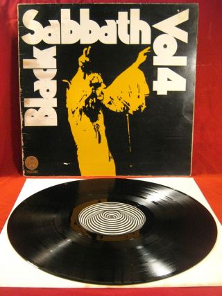 Black Sabbath - Vol 4 Lp.  Gatefold 12 " Vinyl 1972 German Press Vertigo Swirl Rare