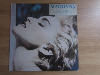 Madonna True Blue Rare 1986 Korea Orig 1st Vinyl Lp W/insert