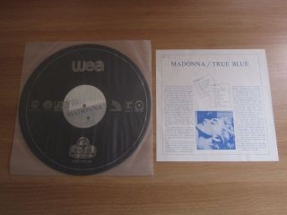 MADONNA TRUE BLUE RARE 1986 KOREA ORIG 1ST VINYL LP w/INSERT 3