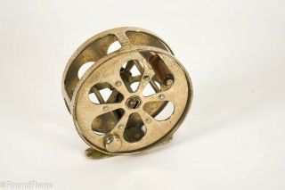 Meisselbach Expert Antique Fly Fishing Reel Tail Plate Drag Multi Patent Date
