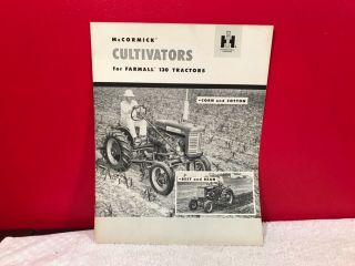 Rare 1967 International Harvester Farmall 130 Tractors Dealer Ad Brochure