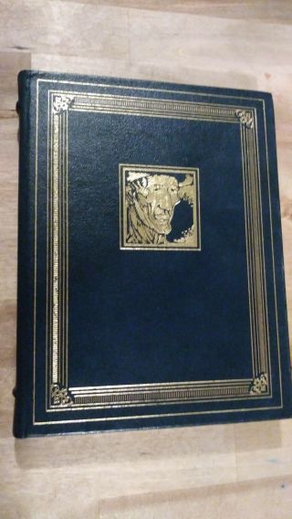 The Old Man & The Sea By Ernest Hemingway Franklin Library Leather Rare Pulitzer