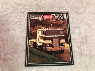 Rare Peterbilt Trucks 1974 Dealer Sales Brochure
