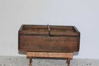 Antique Wood Egg Crate - Early - Primitive - Advertising