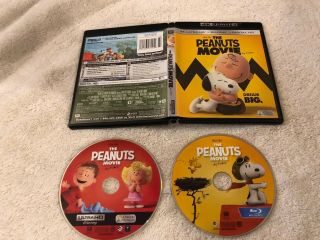 Peanuts The Movie 4k Ultra Hd,  Blu Ray Like Rare Snoopy Charlie Brown