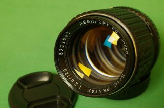 Rare Near Smc Pentax 120mm F/2.  8 Portrait Lens K - Series Full Frame