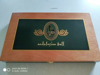 Lfd " Andalusian Bull " Empty Cigar Box Rare