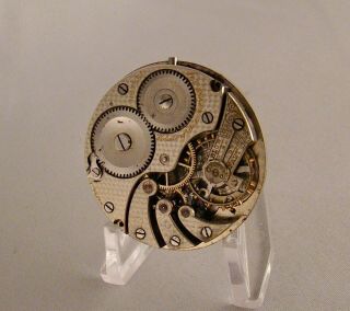 Swiss Pocket Watch Movement And Dial Longines 15 Jewels Open Face Diameter 39mm