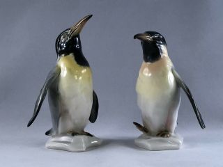 Karl Ens Volstedt Porcelain Penguin Set