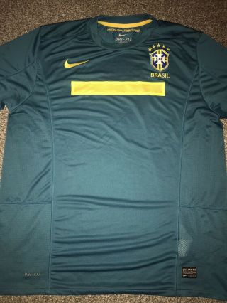 Brazil Away Shirt 2011/12 X - Large Rare