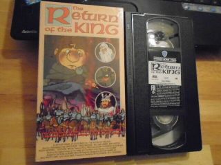 Rare Oop Return Of The King Vhs Film 1979 Cartoon Rankin Bass Lord Of The Rings