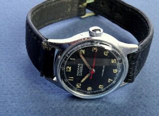 17j Military Type Trench Vintage Retro Rodana Gents Wrist Watch.  C1960