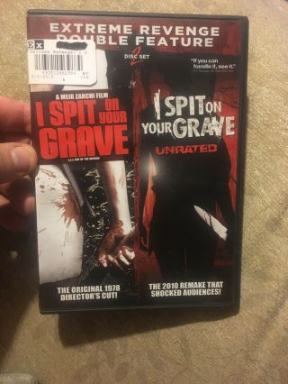 I Spit On Your Grave 1978 / 2010 - Double Feature (dvd) Rare Oop Horror Region 1