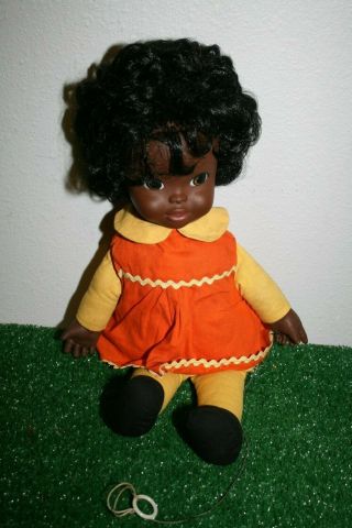 Rare 1970 Shindana Talking Tamu African American Doll