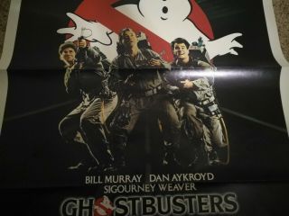 First Edition Ghostbusters Movie Poster - Rare Bill Murray Collectible 2