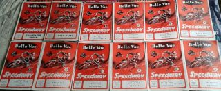 Speedway Programmes Belle Vue (28) Very Rare From 1960/61/62