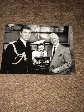 Jimmy Saville & Prince Andrew - Rare 1994 Press Photo.  Jim 