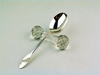 Oneida Community Silver Sugar Spoon 1946 Queen Bess Ii Tudor Plate 6 " L
