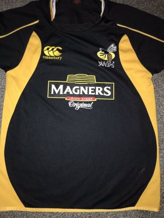 London Wasps Rugby Home Shirt 2007/08 Medium Rare