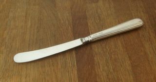 Antique / Vintage Cutlery - Butter Knife Hallmarked Silver On Handle = 6.  9 " 3