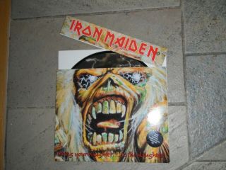 Iron Maiden Bring Your Daughter.  Ltd Ed Brain Pack Rare Picture Disc 7 "