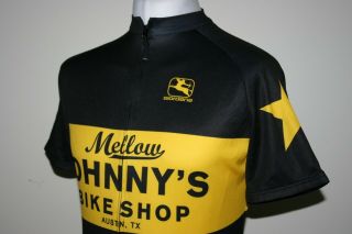 Giordana Black/bright Yellow Full Zipper Cycling Jersey Shirt 3/m Rare Bike Top