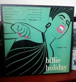 Rare Jazz Billie Holiday Vol.  2 Jolly Roger 10 "