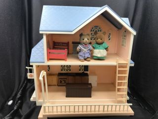 Calico Critters Post Office Maple Town Vintage Tomy Sylvanian Families Forest