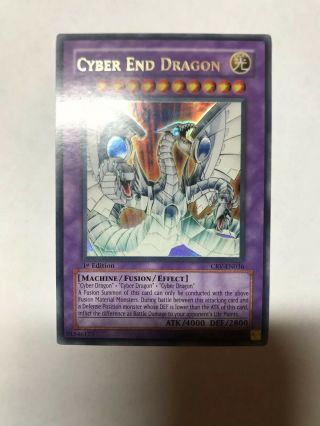 Yugioh Cyber End Dragon Crv - En036 Ultra Rare 1st Edition Nm