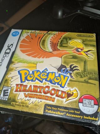 Pokemon: Heartgold Version (nintendo Ds,  2010) Cib We/ Pokewalker Rare