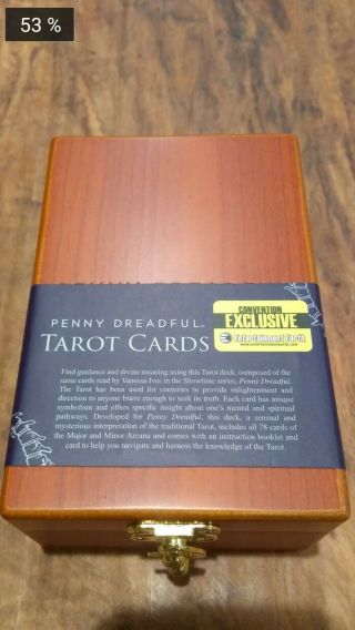 Penny Dreadful Tarot Cards Deck Wooden Box Rare Hard To Find