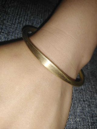 Rare Ancient Bracelet Bronze Metal Viking Magnifique