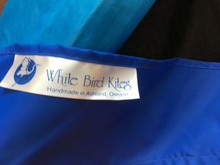 White Bird Moon Face Kite - Vintage,  Pristine - RARE 2